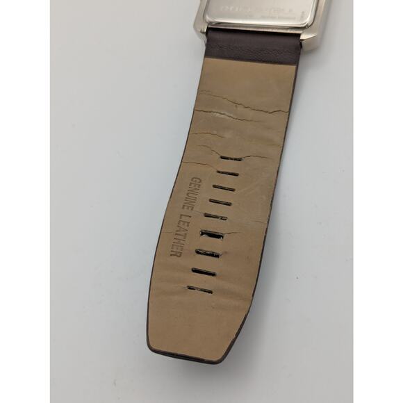 Rockwell Vanessa Leather Watch Embossed Brown Tan Womens Jewelry Wristwatch - Picture 6 of 7